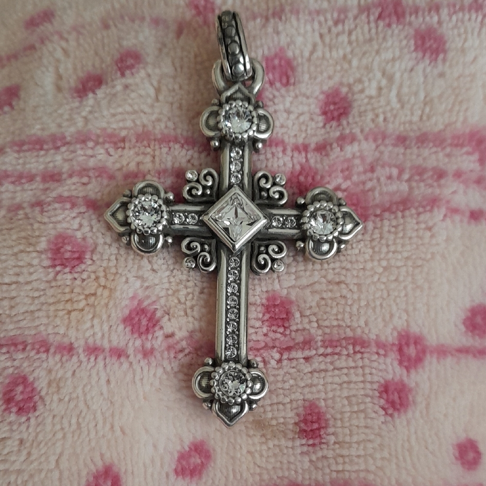 Brighton Cross Pendant Silver